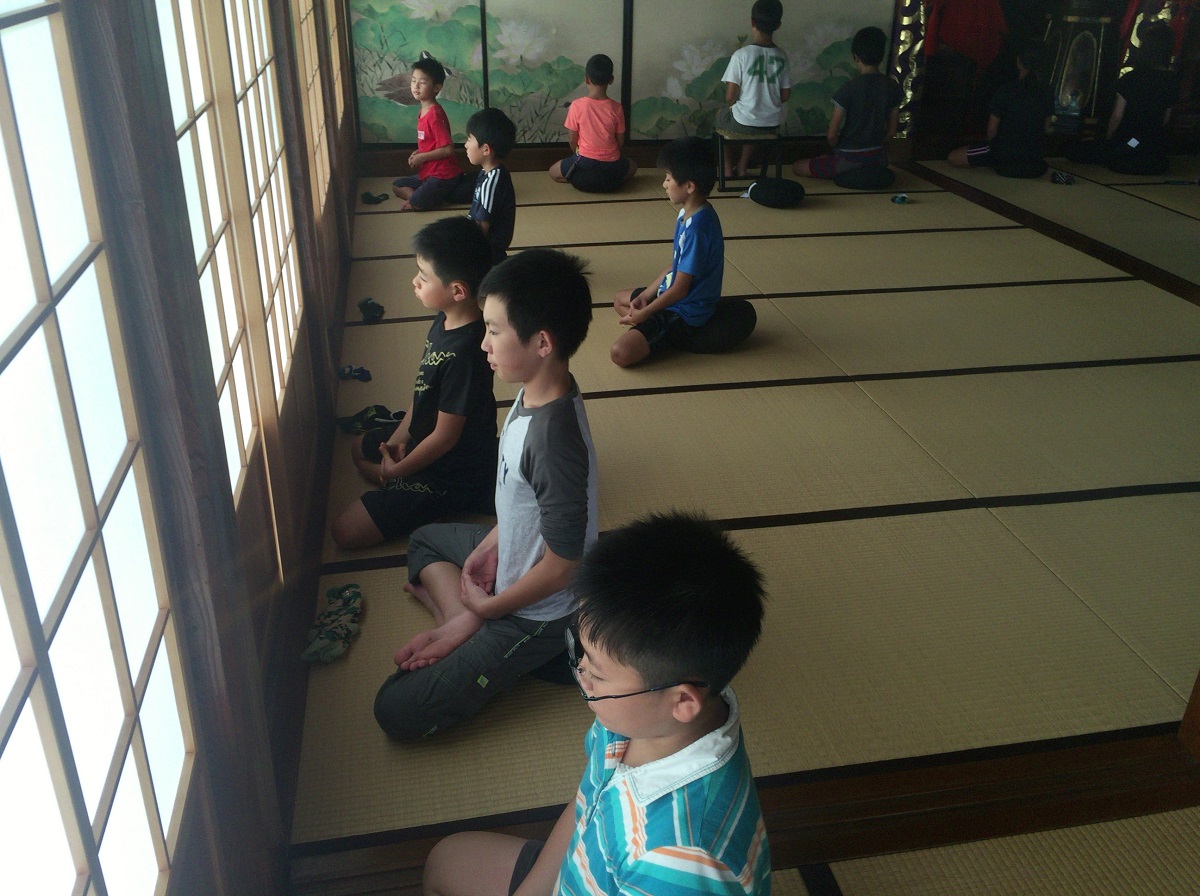 満福山　城国寺にて座禅を体験しました